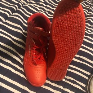 Reebok’s only worn once in very good condition